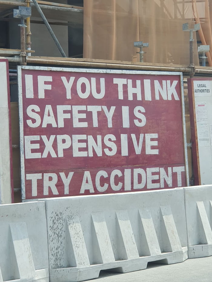 Passive aggressive construction sign.