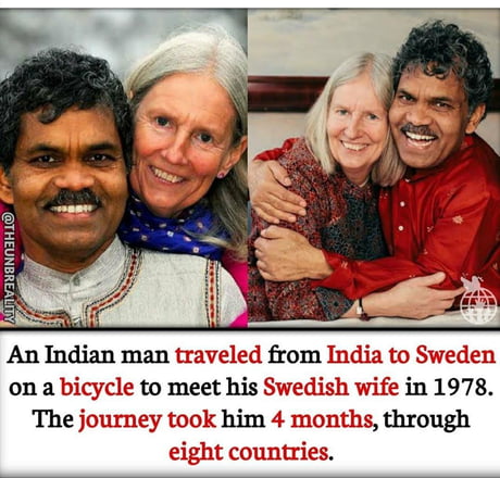 India to Sweden: Man cycles 5 months to reunite with his love