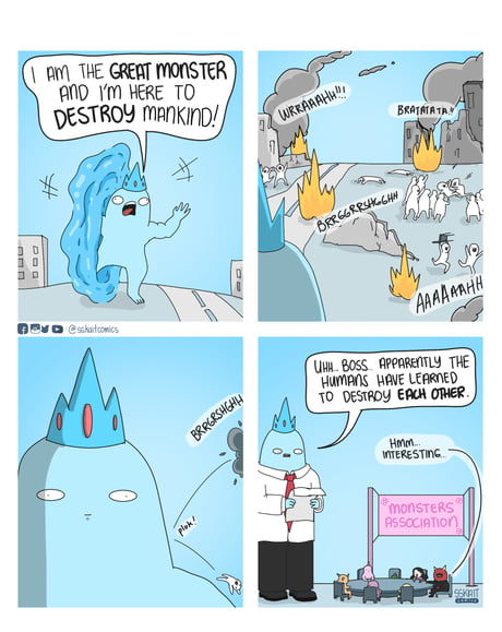 The great monster wrarrr [OC]