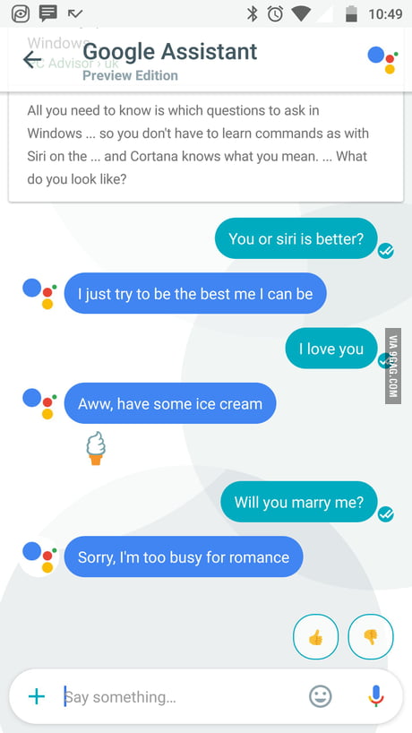 Google Assistant Also Friendzoned Me 9gag