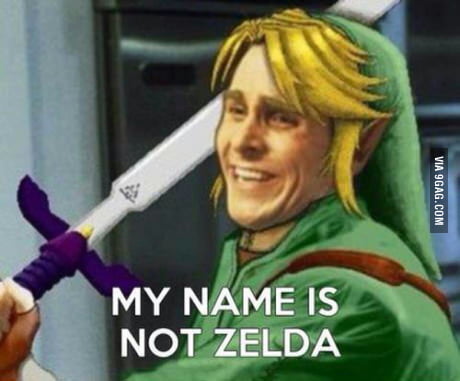 When someone calls link Zelda - 9GAG