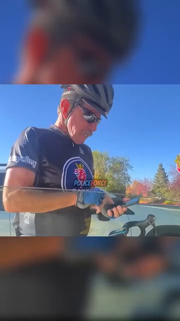 Instant karma for this Karen on a bike. You love to see it