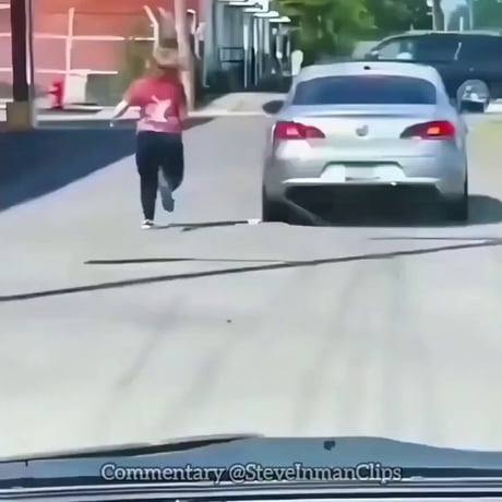 Road rage karma attack