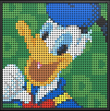 lego mosaic mickey mouse