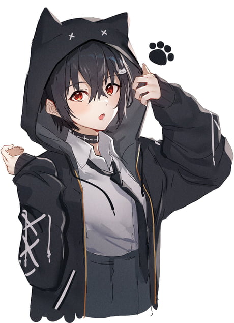 Aggregate 160+ anime hoodie with ears best - highschoolcanada.edu.vn