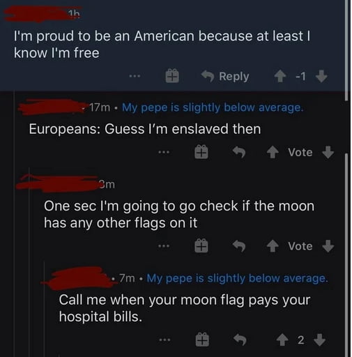 USA number 1 , except when it comes to medical expenses