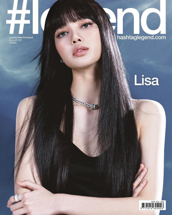 Photo : Lisa on the cover of Hashtag Legend Magazine August 2021 Issue
