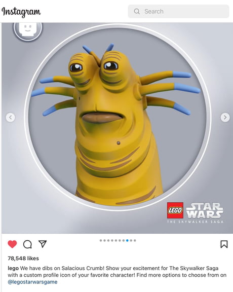 Tragisk dårligt Seneste nyt LEGO just announced on their Instagram page that new avatars are available  for your profile picture for the Star Wars game. This is one of them. - 9GAG