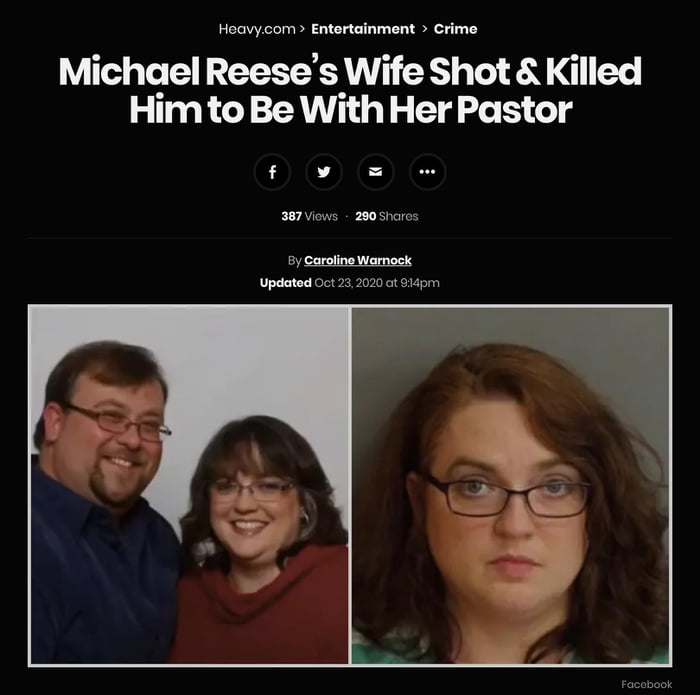 Wife kills her husband so she can be with her "pastor" 9GAG