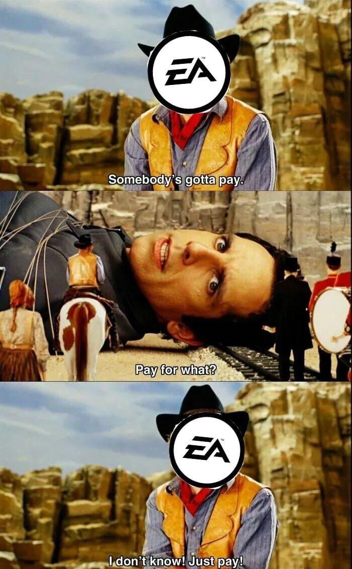 EA games, challenge everything, including the wallets of customers 9GAG
