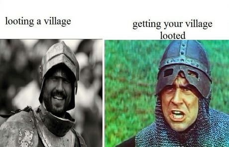 mount and blade warband village looted