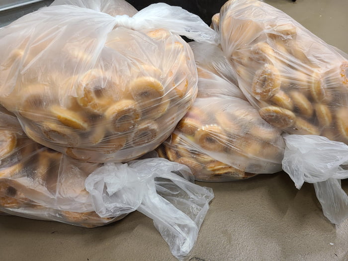 Average shifts worth of food waste at Krispy Kreme. Every. Day.