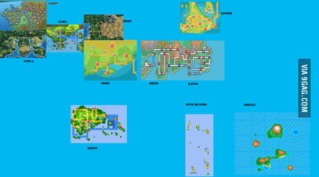 Pokemon World Map 9gag