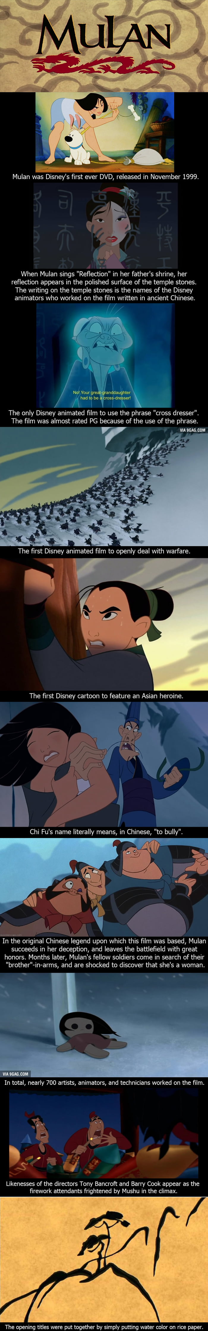 10 Funny Facts About Mulan - 9GAG