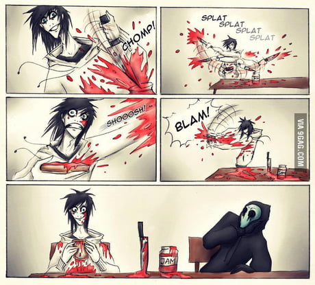 Jeff the Killer is real - 9GAG