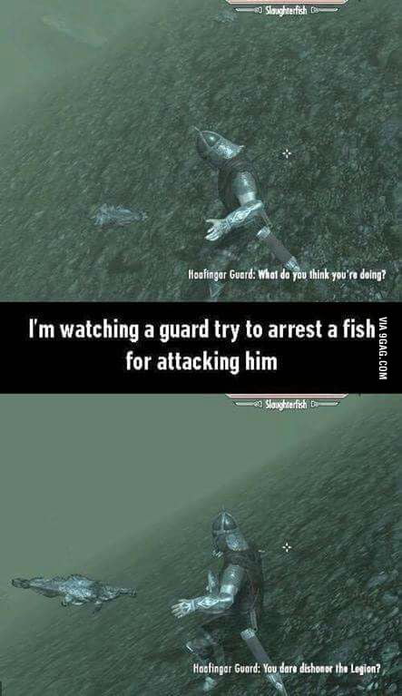 Squidward, you have committed crimes against Skyrim and her people