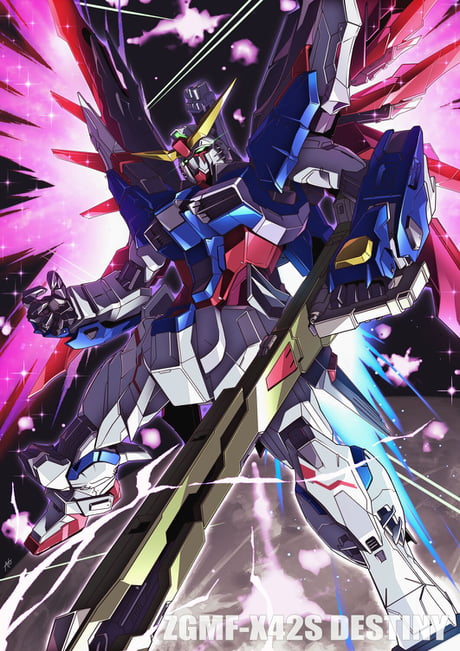 Destiny Gundam One Of My Favourites Here S Another Gundam Wallpaper 9gag