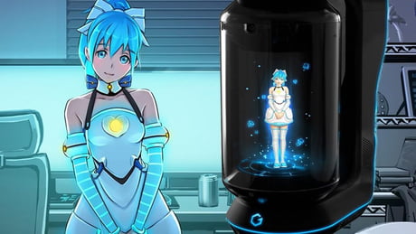 Holographic Virtual Waifu Gets Full Launch In Japan, Forever Alone No More  - 9GAG
