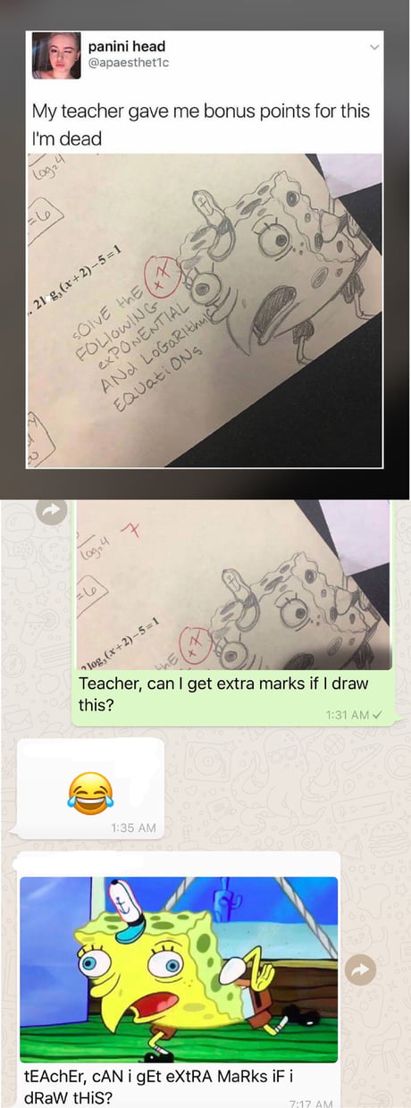 When your teacher is savage af!! (Sorry for cancer)