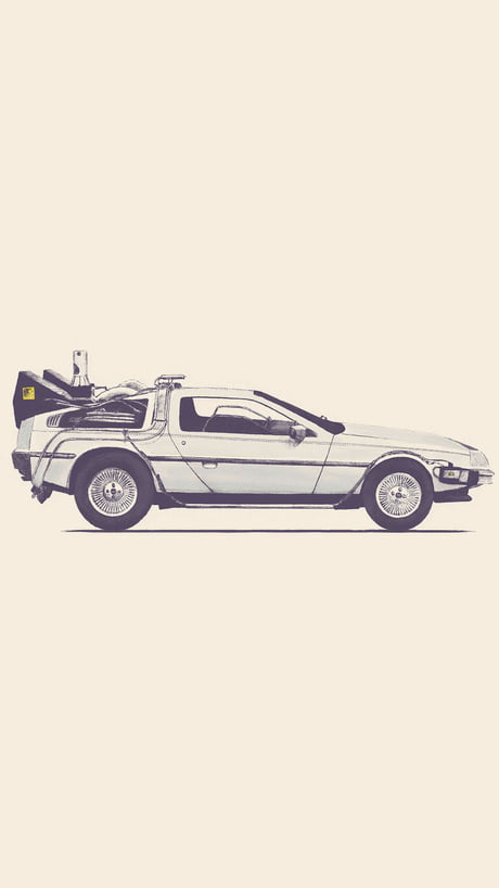 Wallpaper ID 582505  Back To The Future The Time Machine science  fiction artwork Cityscape Flying 1080P DMC DeLorean free download