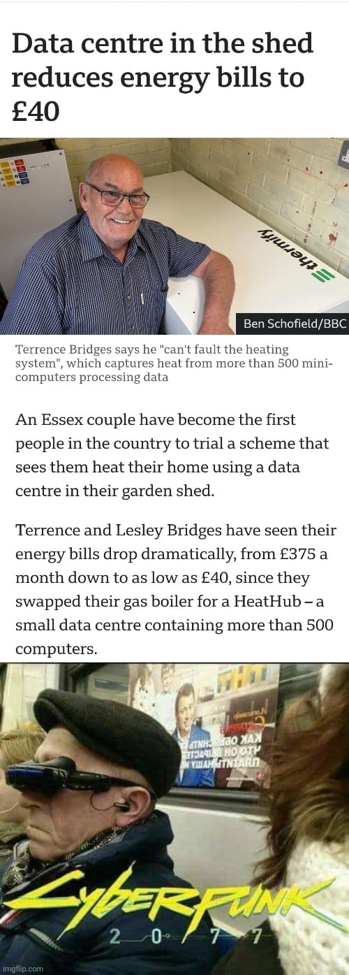 A UK Couple Started Heating Their Home with a Data Center instead of a Traditional Heater.