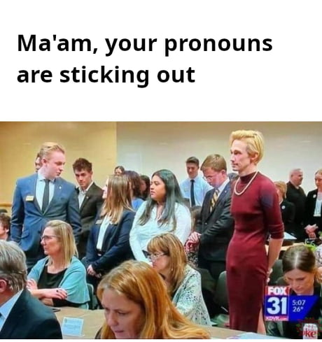 Pronouns problems.