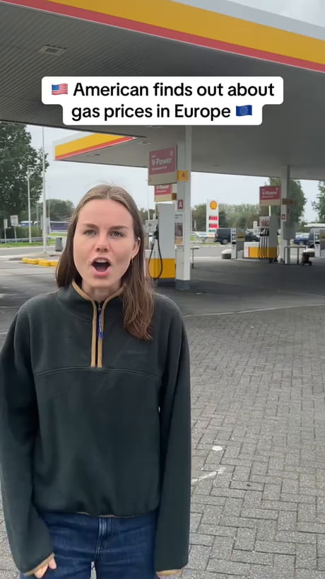 “America: ‘Gas is expensive.’ Europe: ‘Hold my €uro.’”