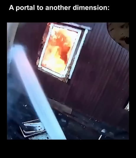 Firefighter bodycam showing just how much oxygen a fire pulls