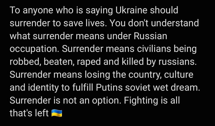Every Ukrainian is fighting to save Ukraine