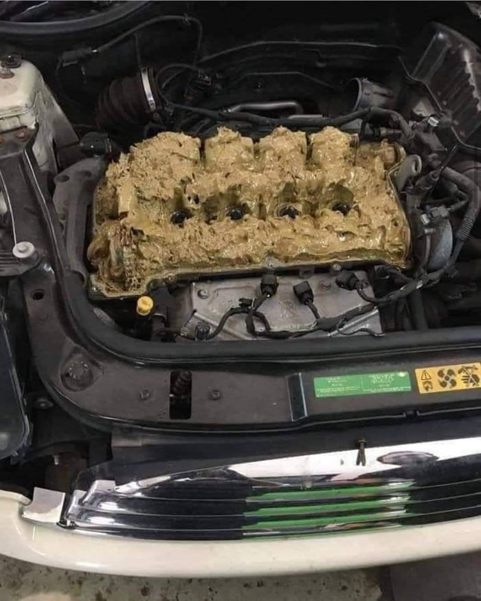 When You Put Windshield Washer Instead Of Oil 9GAG