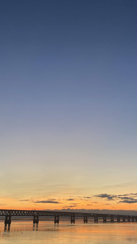 Bridge at sunset. (Shot on iPhone 11)