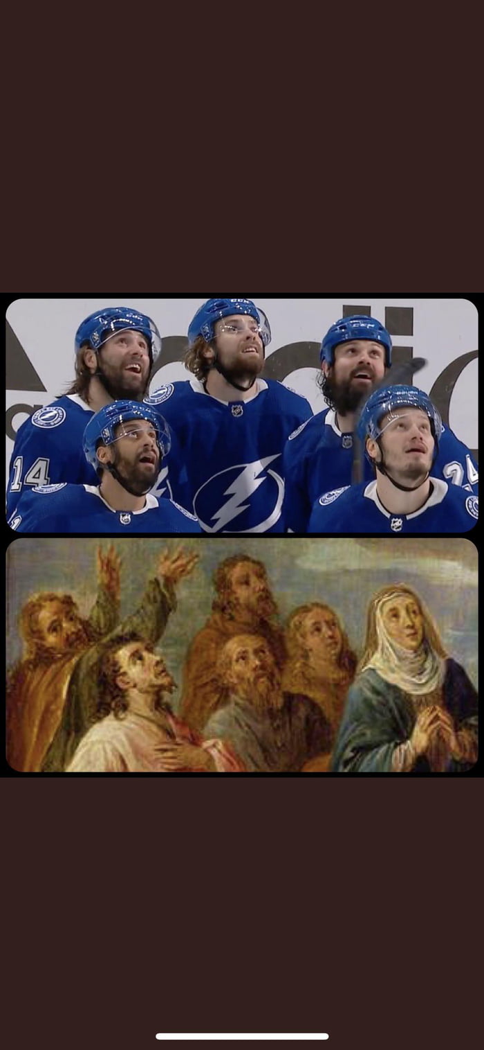 Accidental Renaissance In The Bolts Panthers Game Last Night 9GAG