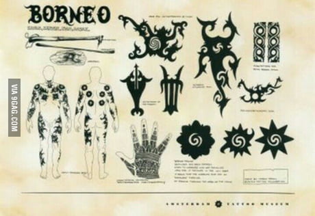 Borneo tattoo design - 9GAG