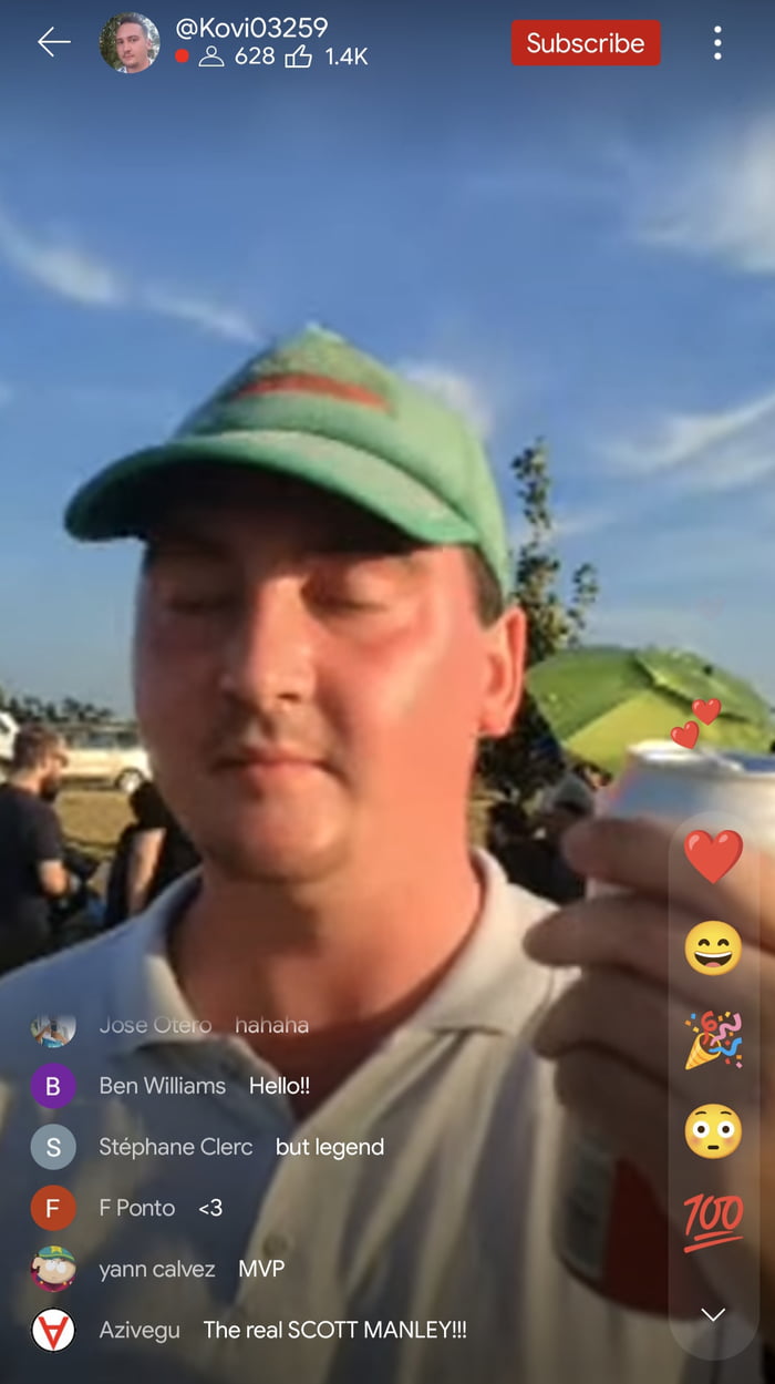 The hero who is streaming the drinking contests 9gag