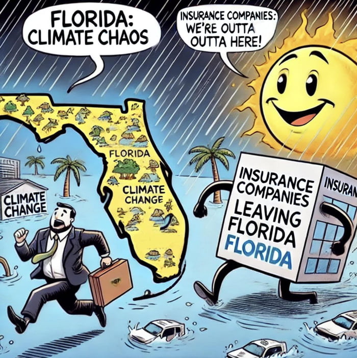 Did Anyone Notice Desantis Strike Climate Change From State Law And Insurance Companies Are