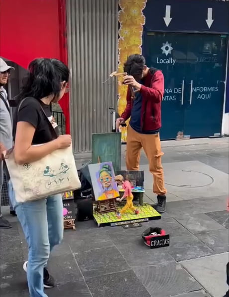 This is next level street art