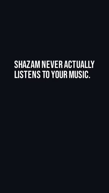 Mind blown, this is how Shazam actually works