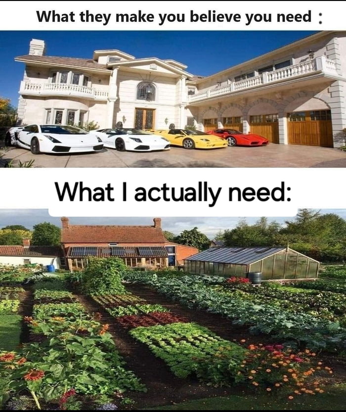 If I had a lot of money, I would also buy a Lamborghini, a Lamborghini tractor. No, wait, John Deere 9RX. Yeaah!