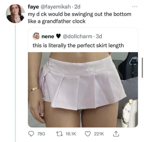Perfect skirt length indeed
