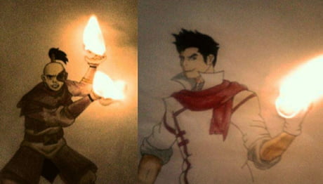 how to draw firebending