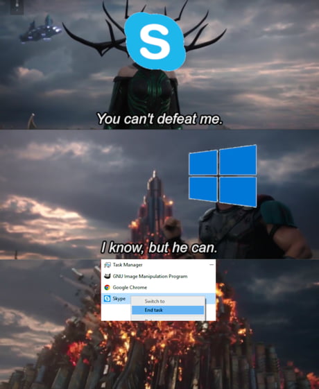 why won t skype close