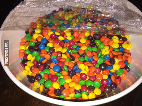 Large Bowl of M&M's