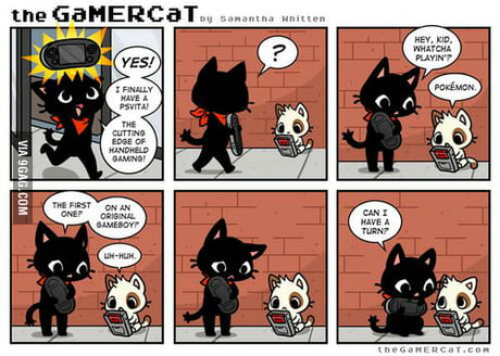 Gamer Cat Comic GIFs