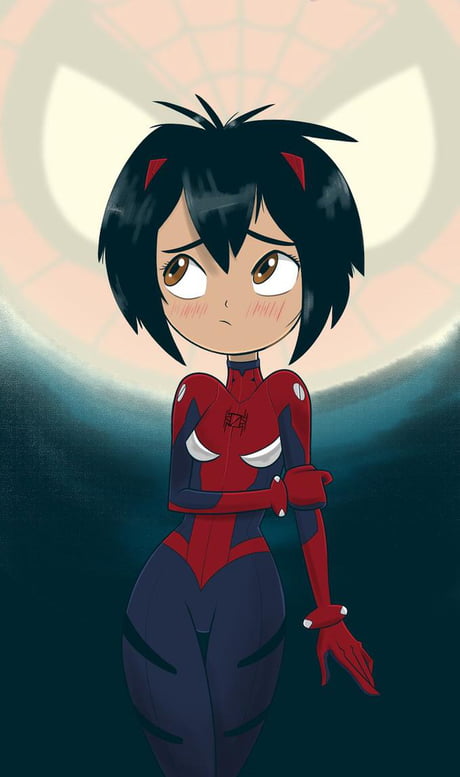 Peni Parker looks cool in spidey suit! - 9GAG Peni Parker looks cool in spidey suit! - 9GAG