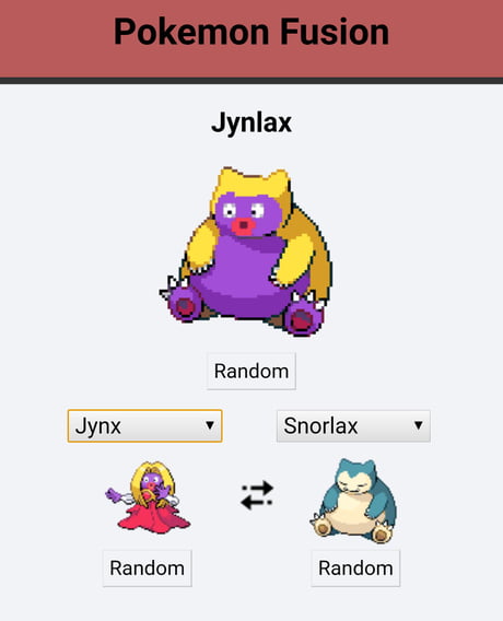 Day 10 of fusing every Gen 1 Pokemon by adding the top comment. Snorlax has  now Jynx bra! : r/pokemon