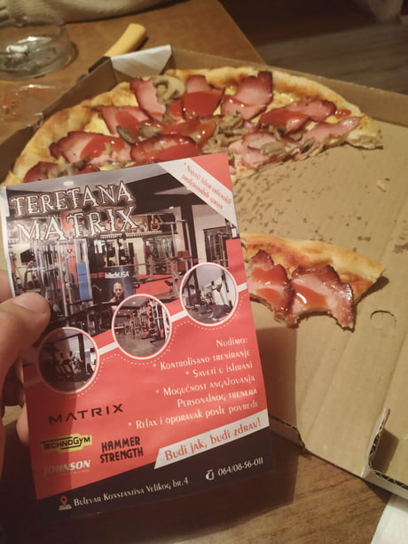 So I Order A Pizza And Get A Brochure For Gym So Ads Are Realy Getting Smarter 9gag