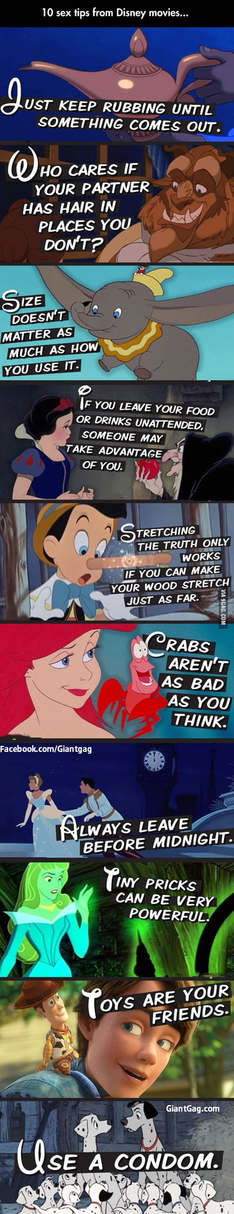 10 sex tips from Disney movies - 9GAG