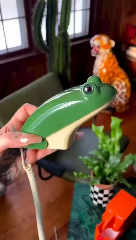 FROG PHONE フロッグフォン　珍品　1980年代　レトロ Frog phone 1980 - 9GAG