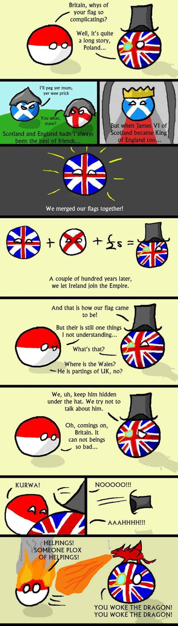 The UK flag. - 9GAG