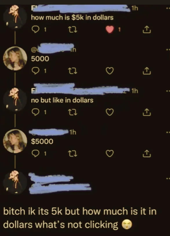 How Much Is 5k 9GAG